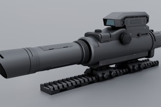 create hard surface 3d models in blender