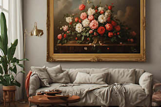 hand paint oil reproduction of any classical painting