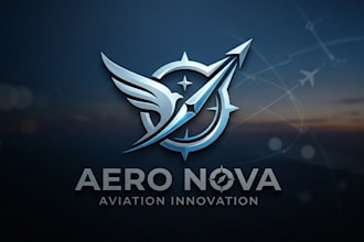 design unique exclusive airplane logo