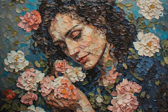 paint an oil replica of any painting with free shipping