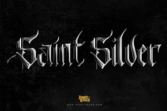 design a custom rock band logo