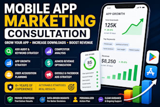 provide mobile app marketing consultation