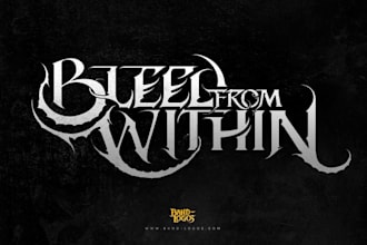 design a custom metal band logo