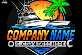 design professional boat, yacht, and ship logo design