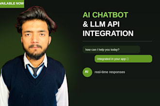 integrate ai chatbot , llm API into your web application