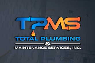 design a modern hvac and plumbing logo