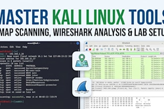 teach you kali linux and network analysis
