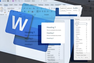 do professional ms word formatting and manual data entry