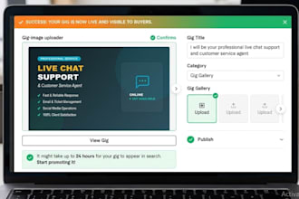 be your professional live chat support and customer service