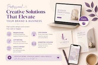 desing amazing canva presentations and social media graphics
