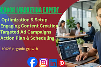 do professional facebook marketing and page management