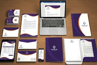 design professional business card and stationery design