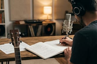 write professional song lyrics for your music