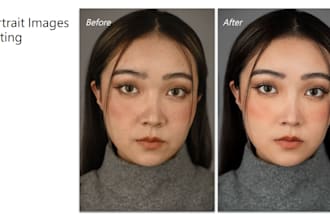 do photo editing for portrait photo