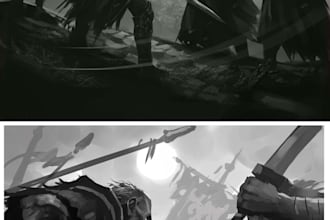 draw horror and post apocalyptic illustration