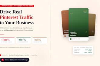 be your pinterest marketing manager for traffic and sales