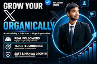 grow your x twitter organically and gain real followers
