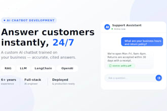 build a chatbot for your website
