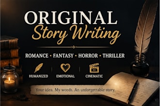 write an original short story, a fiction story, or a creative plot