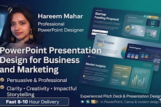 professional pitch deck design for investors and startups