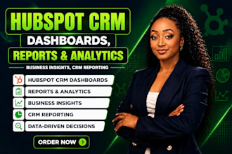 do hubspot CRM dashboards, reports, analytics, business insights, CRM reporting