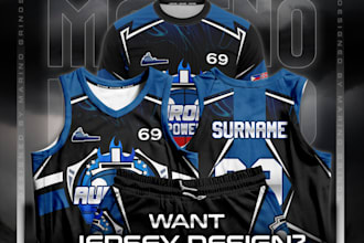 custom jersey design or sublimation design