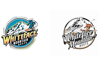 design outstanding modern skiing logo with express delivery