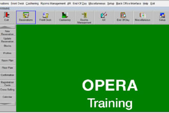 train your hotel staff on oracle opera pms remotely
