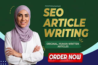 do SEO article writing, blog writing, and content writing