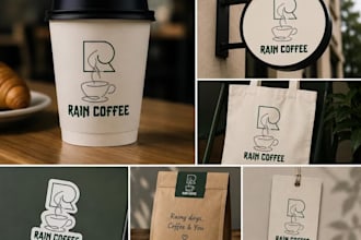 design coffee shop, bar or restaurant logo and branding