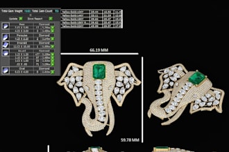 professional zbrush jewellery cad design