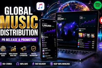 distribute your music and manage music PR release