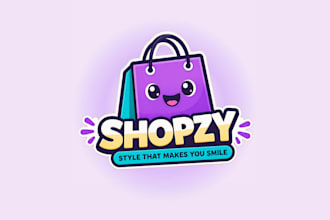 design a cute kawaii logo for your brand