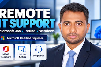 provide remote IT support, microsoft 365, and endpoint management