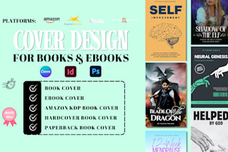 do book cover design paperback cover design, interior book design kdp book cover