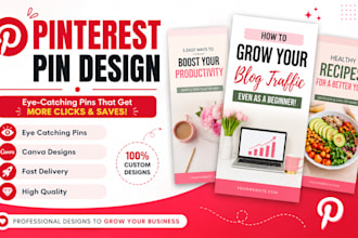 create eye catching pinterest pin designs