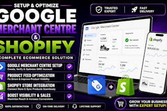 optimize product feed for gmc fix suspension, shopify dropshipping store fix gmc