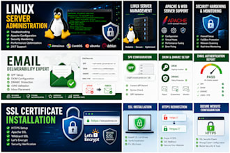 fix linux server issues and provide professional system administration