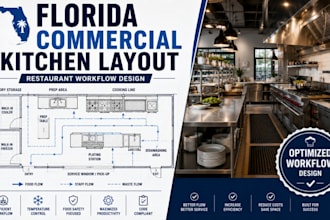 design florida commercial kitchen layout plans for permit