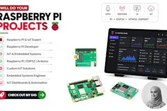build your raspberrypi project with sensors,camera,  web apps