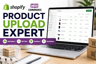 upload and list bulk products on shopify and woocommerce