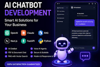 build an ai chatbot using openai, claude, nextjs and rag
