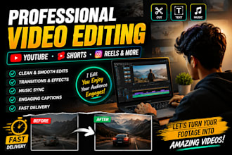 edit engaging youtube shorts, instagram reels and social media videos