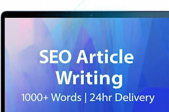 write long form SEO optimized articles for your blog