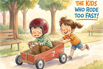 draw professional childrens storybook illustrations