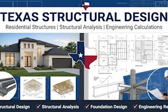 design texas residential structures with analysis and engineering calculations