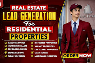 provide absentee owner, vacant, fsbo and motivated seller leads