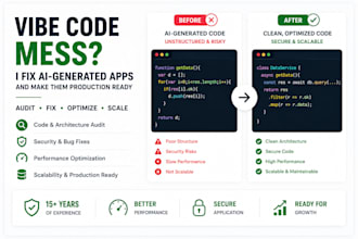 audit and fix your ai generated or vibe coded application
