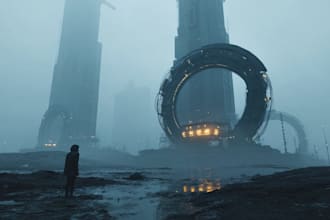 design spaceship, sci fi illustration and sci fi art
