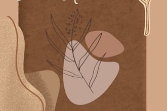 design an aesthetic digital notebook or printable journal